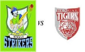 Watch Kerala strikers vs Bengal tigers match live streaming online