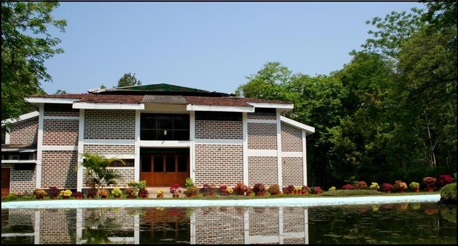 Front view of teak museum