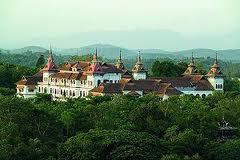 Aerial View of the Padmanabhapuram palace 