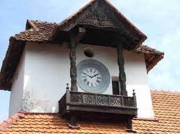 Clock tower at the padmanabhapuram palace 