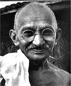 Mahatma Gandhi, father of the Indian Nation