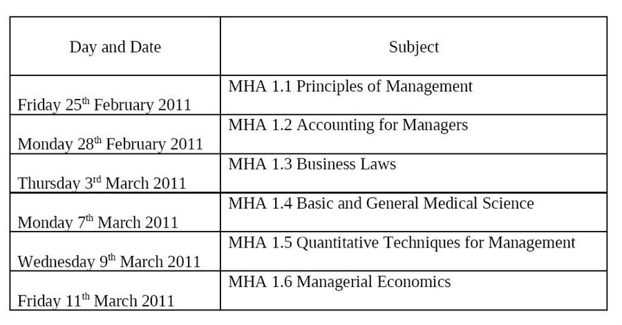 MHA_Exam_Schedule