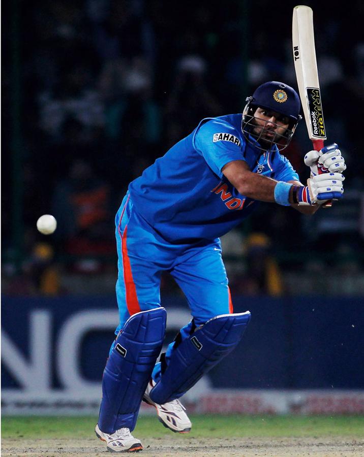 Yuvraj in Match against Netherlands