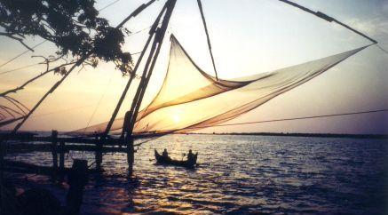 Backwaters in Fort Kochi