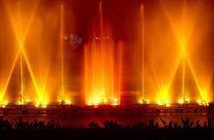 Laser show at Vismaya water theme park