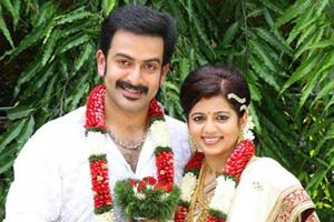 Prithviraj and Supriya Menon