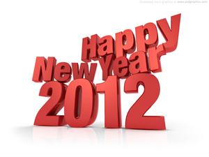 Happy New Year 2012 Google Plus Scraps and Greeting Cards